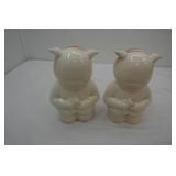 Vintage Royal Copley Ceramic Piggy Banks. (Vintage Ceramic Coin Banks)