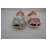 Vintage Royal Copley Ceramic Piggy Banks. (Vintage Ceramic Coin Banks)