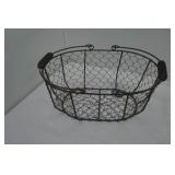 Vintage-Style Chicken Wire Egg Basket