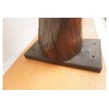 Vintage Hand-Carved Wooden Eagle Sculpture 36" tall