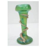 Vintage Loetz "Crown of thorns" Vase 8" tall