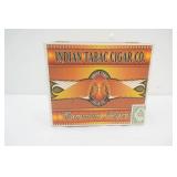 Vintage Indian Tabac Cigar Co. Wooden Box 8.25"x7"x3"