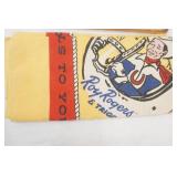 Vintage Western Collectibles. Tin Log Cabin Syrup Collectible, Vintage Native American Souvenir Toy Drum, Western Tooled Leather Shoulder Bag