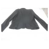 INC Size XL Black Military Band Jacket