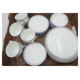 Vintage Astor W.S. George 136A Dinnerware Set. Semi-Porcelain