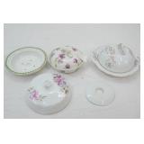 Antique/Vintage Porcelain Covered Butter/Cheese Dishes