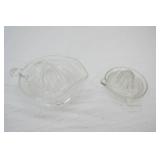 Vintage Clear Glass Juicers