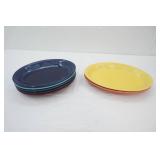 Fiesta Ware Oval Plates. Homer Laughlin China Company