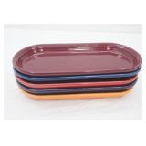 Oblong Platters. Homer Laughlin Fiesta ware