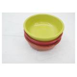 Fiesta ware Medium Soup Bowl 5.5" diameter by 2" tall (3ct)