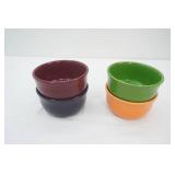 Fiesta ware Gusto Bowls (4ct) 5.875" diameter by 3.125" tall