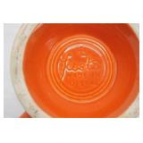Fiesta ware Orange Ice Lip Pitcher