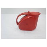 Vintage 1950s Art-Deco Poly Water Pitcher with Hinged Lid
