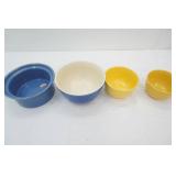 Colored Stoneware & Ceramic Bowls and Serving Bowls