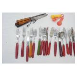 Vintage MCM Flatware. Bakelite? Lucite?