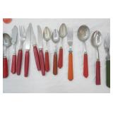 Vintage MCM Flatware. Bakelite? Lucite?