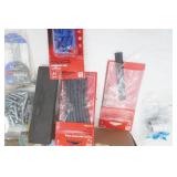 Hardware Lot: screws, twine, eye hooks, wire, fittings and more