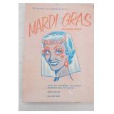 Vintage Mardi Gras Shower Hood (vinyl shower hood)