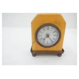 Vintage Art Deco Mantle Clock 6.25" tall