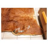 Vintage Fur Blanket. Approx 72"x84". Handmade by Edes Robe Tanning Co.