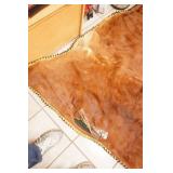 Vintage Fur Blanket. Approx 72"x84". Handmade by Edes Robe Tanning Co.