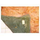 Vintage Fur Blanket. Approx 72"x84". Handmade by Edes Robe Tanning Co.