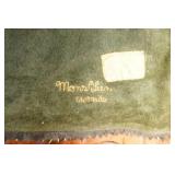 Vintage Fur Blanket. Approx 72"x84". Handmade by Edes Robe Tanning Co.