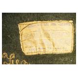 Vintage Fur Blanket. Approx 72"x84". Handmade by Edes Robe Tanning Co.