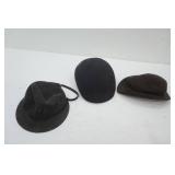 (3ct) Vintage Felt Hats