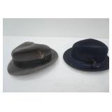 (2ct) Vintage Fedoras