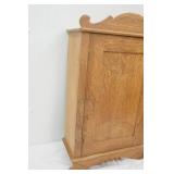 Vintage Wooden Medicine Cabinet w/key