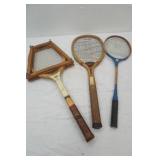 (3ct) Vintage Rackets. Columbia, Universe
