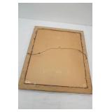 16.5"x19.5" Vintage Framed Watercolor Painting