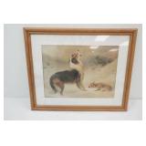 Framed Art Print. Shepherd