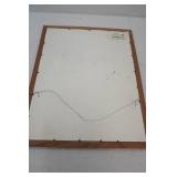 Don Stadium Framed Watercolor Print 22"x 18"