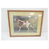 Framed Art Print by Edmund Henry Osthaus "Pointer on Point" 21"x17"