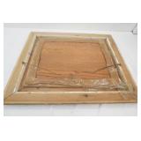 Framed Vintage Art Print 25.5"x29.5"