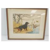 Framed Vintage Art Print 16"x 14" by Paul Wood