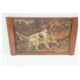 Vintage Framed Print "English Setter with Grouse" by Edmund Henry Osthaus 18.5"x11"