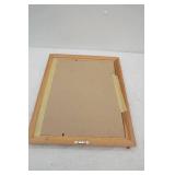 Vintage Framed Print mother Schnauzer with two puppies 13x16"