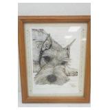 "Schnauzer #1" by P.K. Ufnal 14"x17"