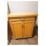 Kitchen Island Cabinet on Wheels 30"x 19"x 35"