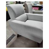 Two Gray Side Chairs