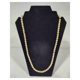 1/20 14K GF Pearl Necklace & Matching Earrings