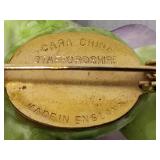 Cara China Staffordshire Bone China Floral Brooches