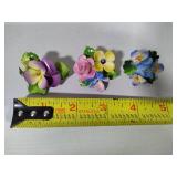 Cara China Staffordshire Bone China Floral Brooches