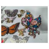 Butterfly Brooch Assortment