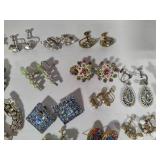 Vintage Earrings Lot #4 - Bling Assortment