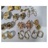 Vintage Earrings Lot #3 - Silver & Gold Tone Assortment