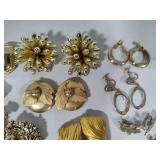 Vintage Earrings Lot #3 - Silver & Gold Tone Assortment
